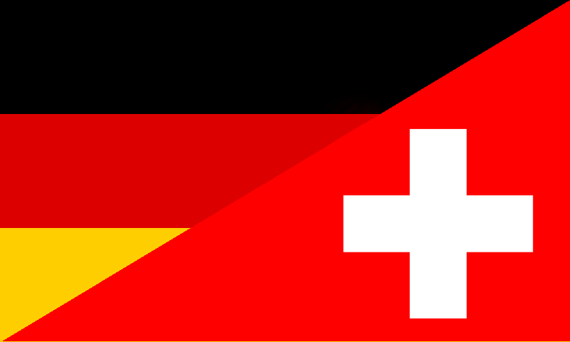 Flagge Deutschland/Schweiz