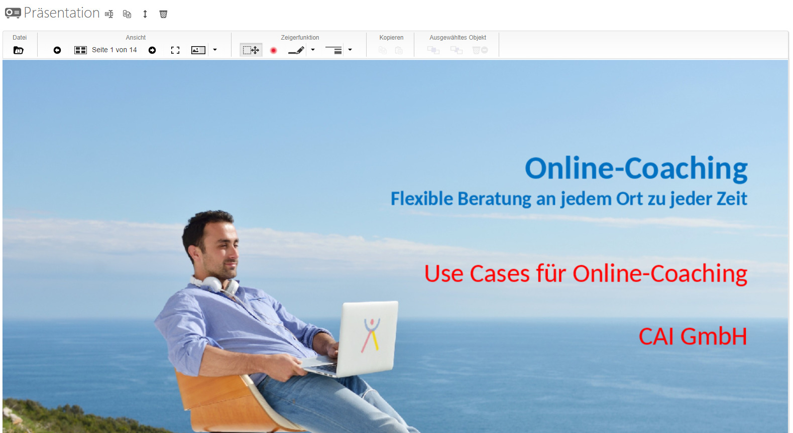 Screenshot Präsentation