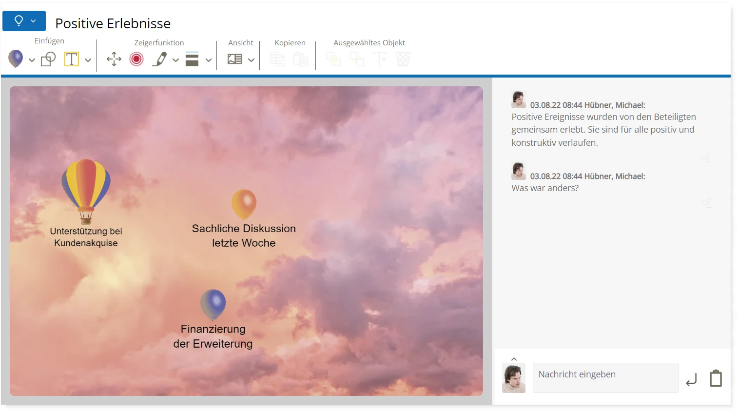 Tool Positive Erlebnisse